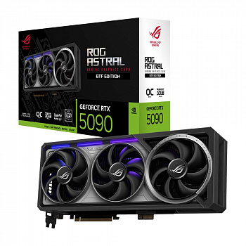 Видеокарта RTX5090 32GB ASUS ROG Astral OC BTF Edition ROG-ASTRAL-RTX5090-O32G-BTF-GAMING