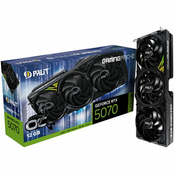 Видеокарта RTX5070 12Gb Palit GAMINGPRO-S OC NE75070T19K9-GB2050U