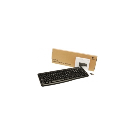 Клавиатура проводная Logitech K120 for business, USB 920-002522 Черный