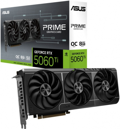 Видеокарта RTX5060Ti 8Gb ASUS PRIME-RTX5060TI-O8G BS