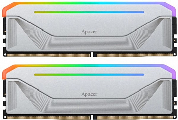 Модуль памяти DDR5 32GB (2x16Gb) 5600Mhz Apacer NOX AH5U32G56C522NWAA-2 White
