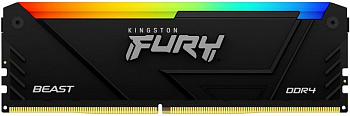 Модуль памяти DDR4 16Gb 3600MHz Kingston FURY Beast RGB KF436C18BB2A/16