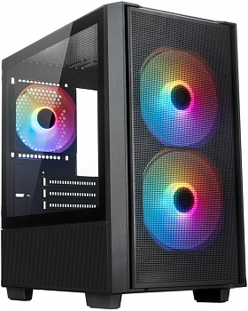 Корпус XASTRA A400M 3FRGB Black / A400M-2FC14F-1FC12F