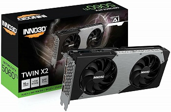 Видеокарта RTX5060Ti 16Gb INNO3D Twin X2 OC N506T2-16D7X-191073N