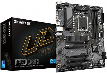 Материнская плата LGA1700 Gigabyte B760 DS3H DDR5