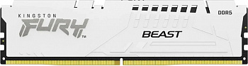 Модуль памяти DDR5 16GB (1x16Gb) 6000MHz Kingston FURY Beast White KF560C30BWE-16