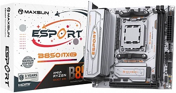 Материнская плата AM5 MaxSun MS-eSport B850ITX WIFI ICE