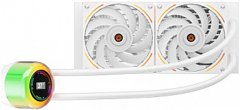 Комплект водяного охлаждения 1STPLAYER CC 240 White / 2x120mm, ARGB / CC-240-WH