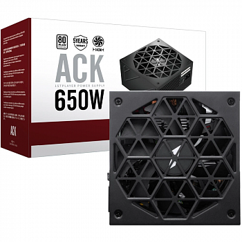 Блок питания 650W 1STPLAYER ACK HA-650AC1 BLACK 80 PLUS