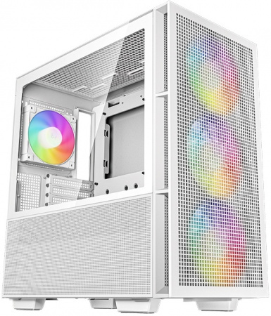 Корпус Deepcool CH560 WH без БП, боковое окно (закаленное стекло)