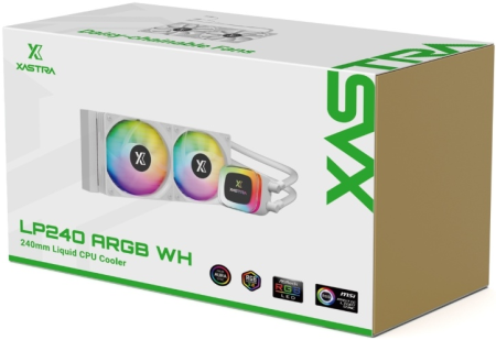Водяное охлаждение 240 XASTRA LP240 ARGB WH LP240-WHAFXX-GL