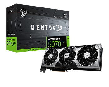 Видеокарта RTX5070Ti 16Gb MSI VENTUS 3X 16G OC BS