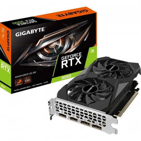 Видеокарта RTX3050 6Gb Gigabyte GV-N3050WF2OCV2-6GD