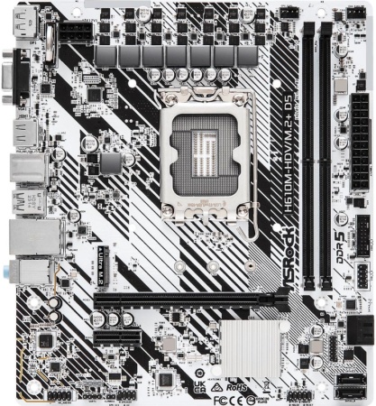 Материнская плата LGA1700 ASRock H610M-HDV/M.2+ DDR5