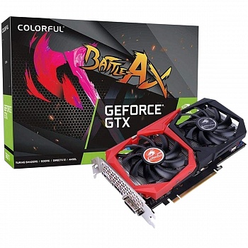 Видеокарта GTX1650 D6 4Gb Colorful GTX 1650 EX 4GD6-V