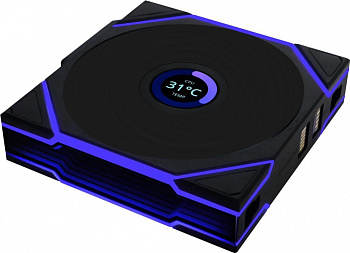 Вентилятор LIAN LI UNI FAN TL LCD WIRELESS 120-1 BLACK [G99.12TLLCD1W1B.R0]