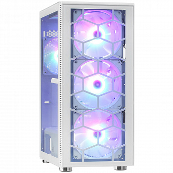 Корпус Montech X3 GLASS FRGB X3GW White
