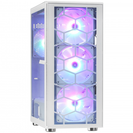 Корпус Montech X3 GLASS FRGB X3GW White