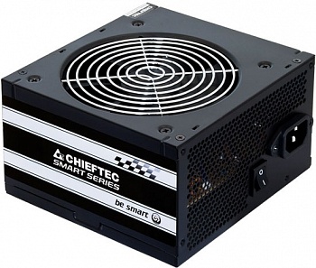 Блок питания Chieftec 600W RTL GPS-600A8 {ATX-12V V.2.3 PSU with 12 cm fan, Active PFC, fficiency >8