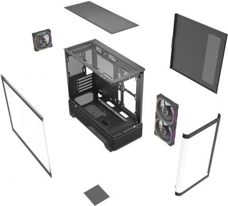 Корпус Powercase Vision Micro M6B / CVMM6B-A3