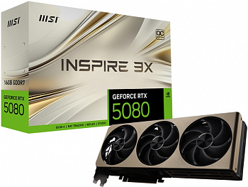 Видеокарта RTX5080 16Gb MSI INSPIRE 3X OC