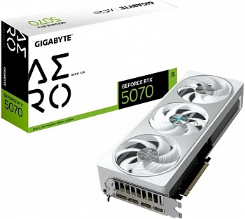 Видеокарта RTX5070 12Gb Gigabyte GV-N5070AERO-12GD
