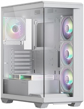 Корпус XASTRA Q600 6ARGB-C10-WH White / Q600-6FM12A-C10-WH