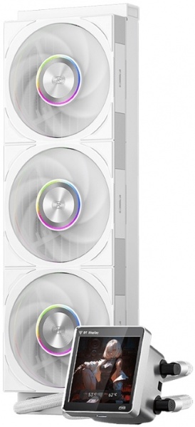 Комплект водяного охлаждения PcCooler DT360 Display ARGB White 1