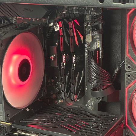 Игровой компьютер Ryzen 7 5700X / RTX5060Ti 16Gb / DDR4 32GB / B550 / SSD M.2 1TB / 650W / Powercase