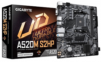 Материнская плата AM4 Gigabyte A520M S2HP