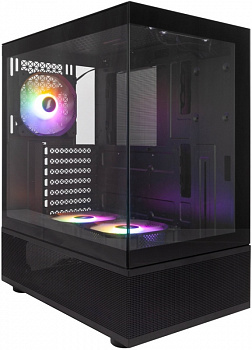 Корпус 1STPLAYER MIKU Mi7-A Black / Mi7-A-BK-2F1R-1F1