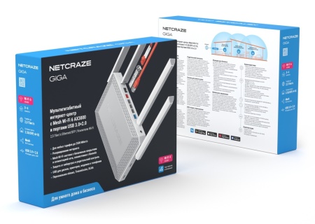 Роутер Netcraze Giga (NC-1012)