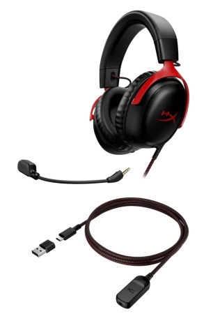 Игровая Гарнитура HyperX Cloud III Black/Red 727A9AA
