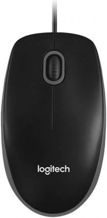 Мышь Logitech Mouse B100 Black USB 910-003357