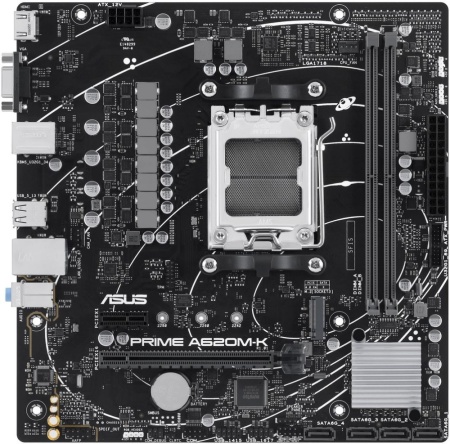 Материнская плата AM5 ASUS PRIME A620M-K BS