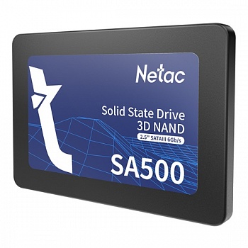 Накопитель SSD 2.5" 256Gb Netac SA500 NT01SA500-256-S3X TLC Накопитель SSD 2.5" 256Gb Netac SA500 NT01SA500-256-S3X TLC