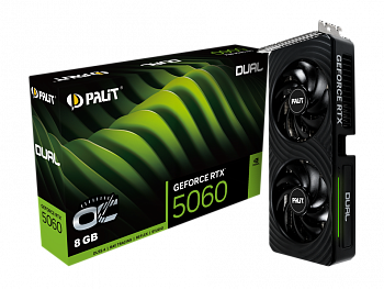 Видеокарта RTX5060 8Gb Palit DUAL OC NE75060S19P1-GB2063D