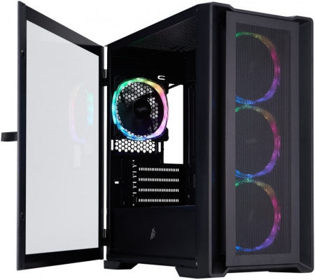 Корпус 1STPLAYER TRILOBITE T4 MESH ARGB Black T4-BK-4FS7 