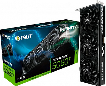 Видеокарта RTX5060Ti 8Gb Palit INFINITY 3 NE7506T019P1-GB2062S