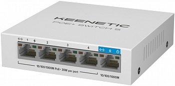 Коммутатор Keenetic PoE+ Switch 5 KN-4610 Коммутатор Keenetic PoE+ Switch 5 KN-4610
