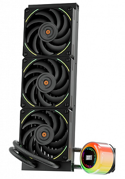 Комплект водяного охлаждения 1STPLAYER CC 360 Black / 3x120mm, ARGB / CC-360-BK