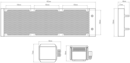 Водяное охлаждения DEEPCOOL MYSTIQUE 360