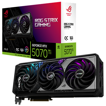 Видеокарта RTX5070Ti 16Gb Asus ROG-STRIX-RTX5070TI-O16G-GAMING