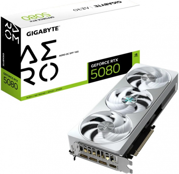 Видеокарта RTX5080 16Gb GIGABYTE GV-N5080AERO OC-16GD