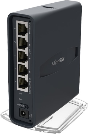 Роутер MikroTik hAP ac lite TC (RB952UI-5AC2ND-TC) AC750 10/100BASE-TX черный