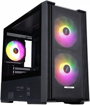 Корпус 1STPLAYER AU6 ARGB Black AU6-BK-2FA7-14-2FA7R-1FA7