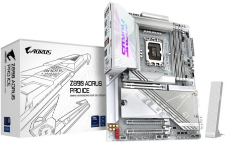 Материнская плата 1851 Gigabyte Z890 AORUS PRO ICE