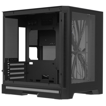Корпус 1STPLAYER STEAMPUNK SP6 Black / mATX, TG / SP6-G-BK