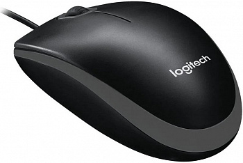Мышь Logitech Mouse B100 Black USB 910-003357