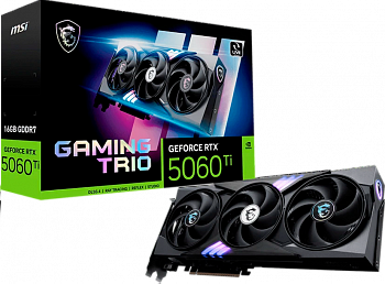 Видеокарта RTX5060Ti 16Gb MSI GAMING TRIO